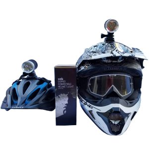 dirt bike & mountain bike helmet light