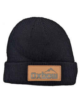 Oxbow Beanie - Leather Patch